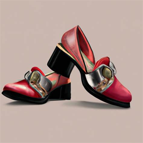 gucci shoe drawings|Gucci thick heels.